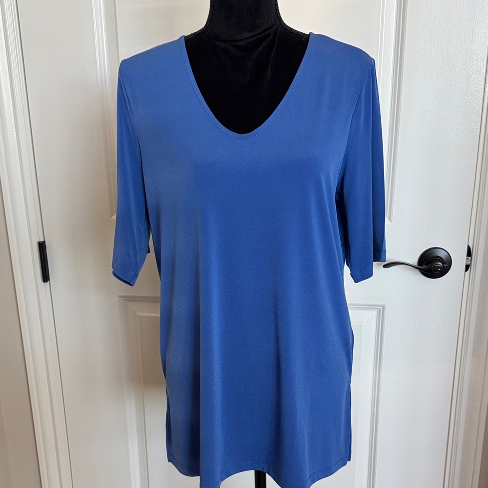 Susan Graver Blue Women's Top NWOT